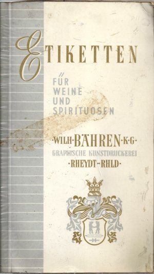 Bähren KG - Etiketten für Weine und Spirituosen