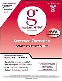 gebrauchtes Buch – Sentence Correction GMAT Preparation Guide, 4th Edition (Manhattan GMAT Preparation Guide: Sentence Correction) gebrauchtes Buch – Sentence Correction GMAT Preparation Guide, 4th Edition (Manhattan GMAT Preparation Guide: Sentence Correction)