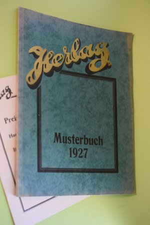 Herlag Musterbuch Herbst 1927