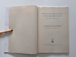 antiquarisches Buch – Anton Reichel – Dürer Handzeichnungen