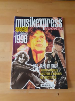 gebrauchtes Buch – verschiedene – MUSIKEXPRESS Sounds * SPECIAL Das Jahrbuch 1996 * Beatles, Rolling Stones, etc.