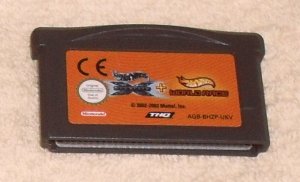 gebrauchtes Spiel – GameBoy Advance - Hot Wheels Velocity X + Hot Wheels World Race - Versandrabatt möglich !!!