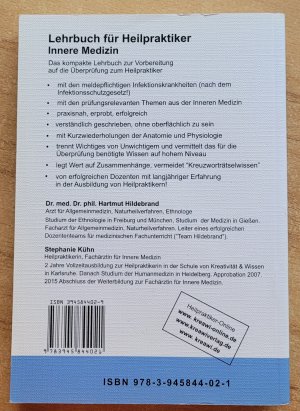 gebrauchtes Buch – Hildebrand, Hartmut; Kühn – Lehrbuch für Heilpraktiker - Innere Medizin