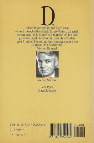 gebrauchtes Buch – Michael Stürmer – Bismarck • Die Grenzen der Politik