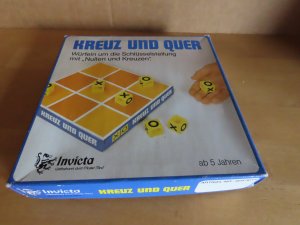 gebrauchtes Spiel – Kreuz und Quer -Würfeln um die Schlüsselstellung mit Nullen und Kreuzen /Invecta Plastics