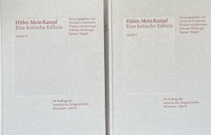 Mein Kampf. Eine kritische Edition. 2 Bände. Herausgegeben von Christian Hartmann, Thomas Vordermayer, Othmar Plöckinger, Roman Töppel unter Mitarbeit von Edith Raim, Pascal Trees, Angelika Reizle, Martina Seewald-Mooser.  Im Auftrag des Instituts für Zei (ISBN 9783825897130)