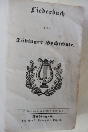 Liederbuch der Tübinger Hochschule.