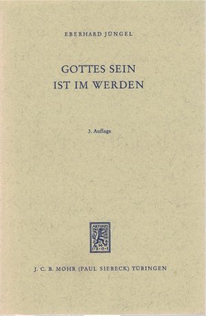 Gottes Sein ist im Werden