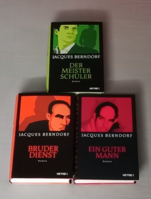 gebrauchtes Buch – Jacques Berndorf – 3 X Jacques Berndorf - Der Meisterschüler + Ein guter Mann + Bruderdienst