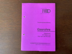 gebrauchtes Buch – Kunststoffbereich e.V – Gasrohre. Druckverlustermittlung