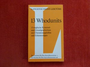 gebrauchtes Buch – Langenscheidt-Lektüre / Englisch /Amerikanisch / 13 Whodunits