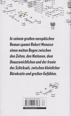 gebrauchtes Buch – Robert Menasse – Die Hauptstadt