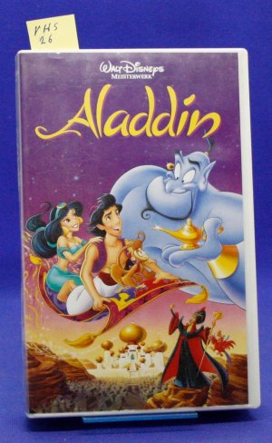 gebrauchter Film – Walt Disneys Aladdin Meisterwerk Edition auf VHS mit Hologramm