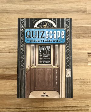 gebrauchtes Spiel – Arno Steinwender – QUIZscape: Das Quiz-Escape-Spiel - Rätsle dich durch die Zeit