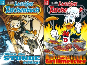 gebrauchtes Buch – Walt Disney – Wem die Stunde schlägt 454 | Der Grillmeister 468 - Lustiges Taschenbuch