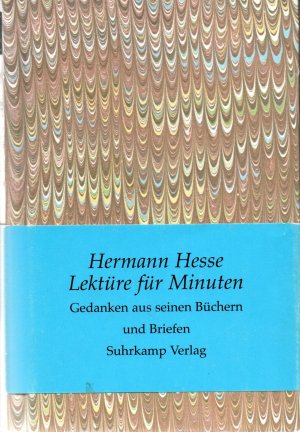 gebrauchtes Buch – Hermann Hesse – Lektüre für Minuten - Gedanken aus seinen Büchern und Briefen