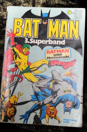 gebrauchtes Buch – BATMAN - 3. SUPERBAND - KOMPLETT. ERSTAUFLAGE von 1975. Selten. Rarität.