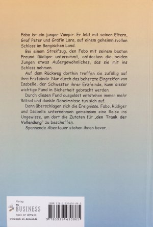 gebrauchtes Buch – de la Motte – Fabo und der Trank der Vollendung - Signiert
