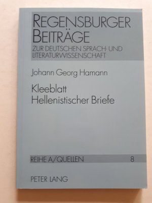 Regensburger Beiträge zur Deutschen Sprach- und Literaturwissenschaft