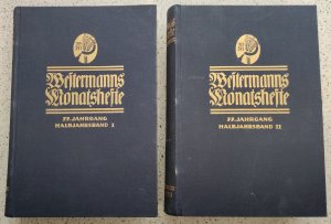 gebrauchtes Buch – Kunstwissenschaft = Georg Westermann – Westermanns Monatshefte 77. Jahrgang = 153. und 154. Band (September 1932 bis August 1933)