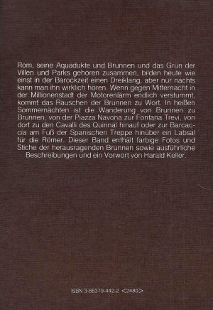 gebrauchtes Buch – Harald Keller – Römische Brunnen - Die bibliophilen Taschenbücher