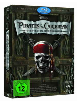 Pirates of the Caribbean - Die Piraten-Quadrologie (8 Blu-Rays) [Blu-ray]