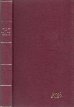 gebrauchtes Buch – Czibulka, Alfons von – DAS ABSCHIEDSKONZERT. Roman.