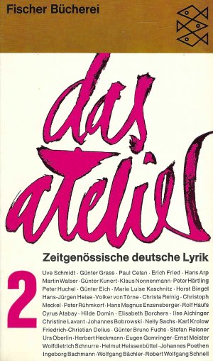 antiquarisches Buch – Klaus Wagenbach  – Das Atelier 2 • Zeitgenössische deutsche Lyrik