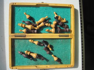 gebrauchtes Spiel – Schachspiel ( Reiseschach 15mm Feld)