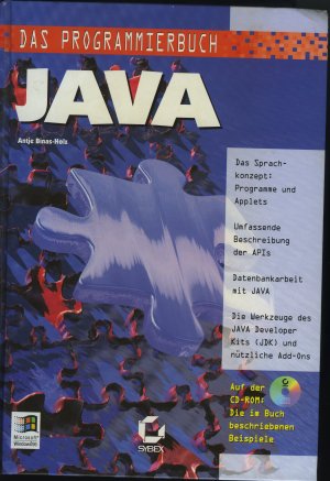 antiquarisches Buch – Antje Binas-Holz – Das Java Programmierbuch