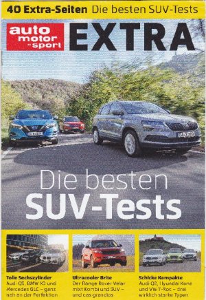 gebrauchtes Buch – Autorenkollektiv AMS Auto Motor Sport – Konvolut 7 Ausgaben und 4 Beilagen: Auto Motor Sport 04 05 06 07 08 09 10 von 2018 und 4 Extra-Beilagen SUV Frühling Alpine DTM