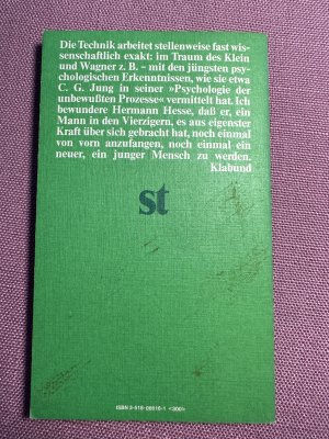 gebrauchtes Buch – Hermann Hesse – Klein und Wagner