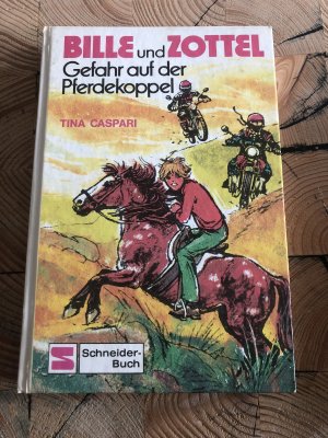 gebrauchtes Buch – Tina Caspari – Bille und Zottel / Gefahr auf der Pferdekoppel