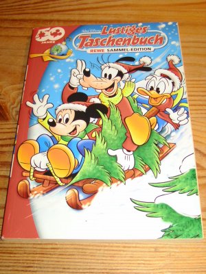 gebrauchtes Buch – Walt Disney – Lustiges Taschenbuch . REWE Sammel-Edition 3 Bände rot/grün/gelb