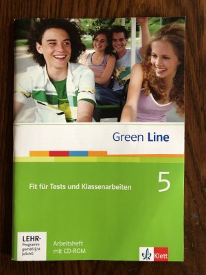 gebrauchtes Buch – Horner, Marion; Baer-Engel – Green Line 5 - Fit für Tests und Klassenarbeiten 5, Arbeitsheft und CD-ROM mit Lösungsheft Klasse 9