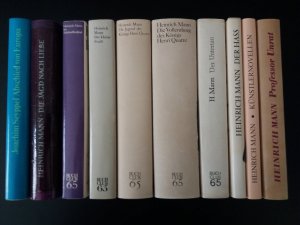 10 Bände wichtige Werke und Romane von Heinrich Mann: Band 1) Der Untertan. 2) Professor Unrat oder das Ende eines Tyrannen / Der blaue Engel. 3) Künstlernovellen […]