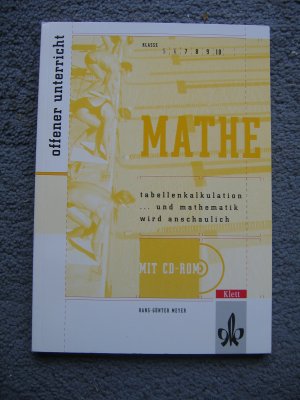 Tabellenkalkulation... und Mathematik wird anschaulich Mathe ohne CD-ROM