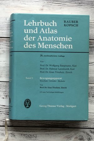 Lehrbuch und Atlas der Anatomie des Menschen Band 1 im Schuber!