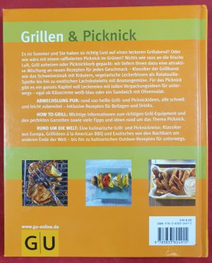 gebrauchtes Buch – Reinhardt Hess – Grillen & Picknick. Über 100 heiße Ideen für jede Menge Grillspaß