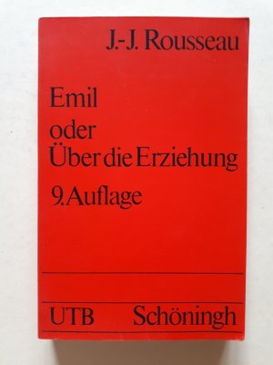 gebrauchtes Buch – Jean-Jacques Rousseau – Emil oder Über die Erziehung