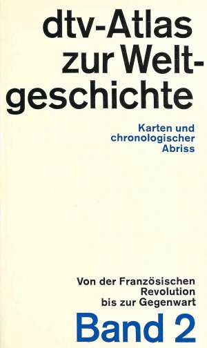 antiquarisches Buch – Hermann Kinder • Werner Hilgemann – dtv - Atlas zur Weltgeschichte • Karten und chronologischer Abriss