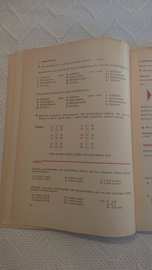 gebrauchtes Buch – Werner Hägele – Titel:	 Lernen durch Üben. Zahlen und Buchstaben. 1, Arithmetik und Algebra.