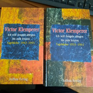 gebrauchtes Buch – Victor Klemperer – Ich will Zeugnis ablegen bis zum letzten. Tagebücher 1933-1941. Tagebücher 1942-1945.  Bd. 1 u. Bd. 2. (komplett)