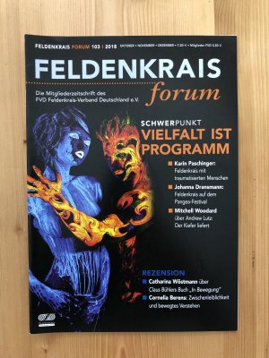 gebrauchtes Buch – Feldenkrais Forum – Feldenkrais Forum 103