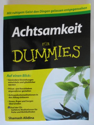 gebrauchtes Buch – Shamash Alidina – Achtsamkeit für Dummies