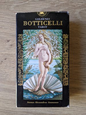 Goldenes Botticelli Tarot: 78 Tarot-Karten mit dt. Anleitung