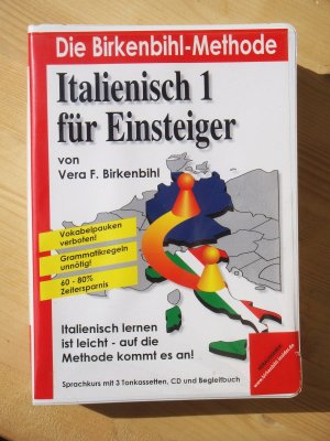 Italienisch 1 für Einsteiger, Sprachkurs mit 3 Tonkassetten, einer Audio-CD und Begleitbuch [Die Birkenbihl-Methode]