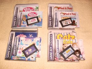 gebrauchtes Spiel – Nintendo GameBoy Advance - 4er Pack - siehe Bild ...