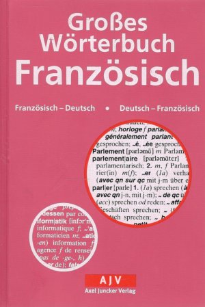 gebrauchtes Buch – Unbekannt – Großes Wörterbuch Französisch