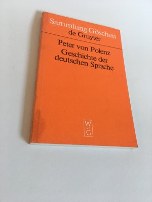 Geschichte der deutschen Sprache  (9. Aufl.)